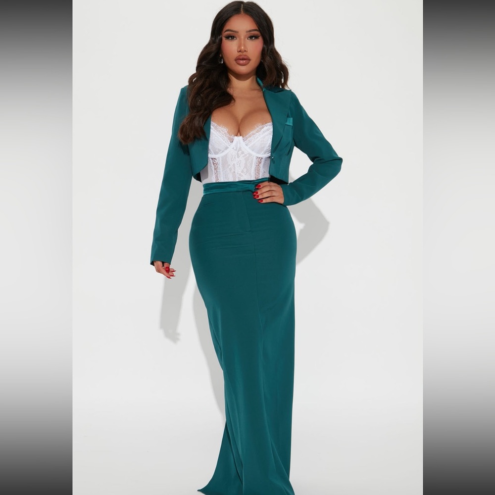 2 piece skirt & blazer set